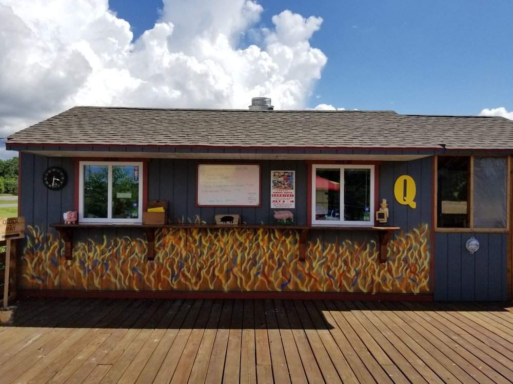 Food from Blowin Smoke BBQ