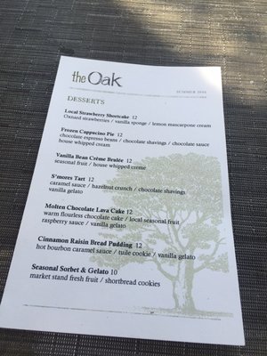 Menu photo 6 The Oak Ojai, CA Menu photo 6 The Oak Ojai, CA