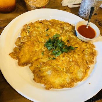 Crying Thaiger - Egg 13. Thai Omelet with ground pork - Thai Near Me - Malden, Massachusetts
