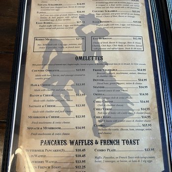 Rodeo Cafe - Menu 6/2024 - Breakfast & Brunch Near Me - Riverside, California