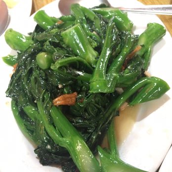 Yong’s Kitchen - Stir Fried Chinese Broccoli with Dried Flounder - Cantonese Near Me - Honolulu, Hawaii Yong’s Kitchen - Stir Fried Chinese Broccoli with Dried Flounder - Cantonese Near Me - Honolulu, Hawaii