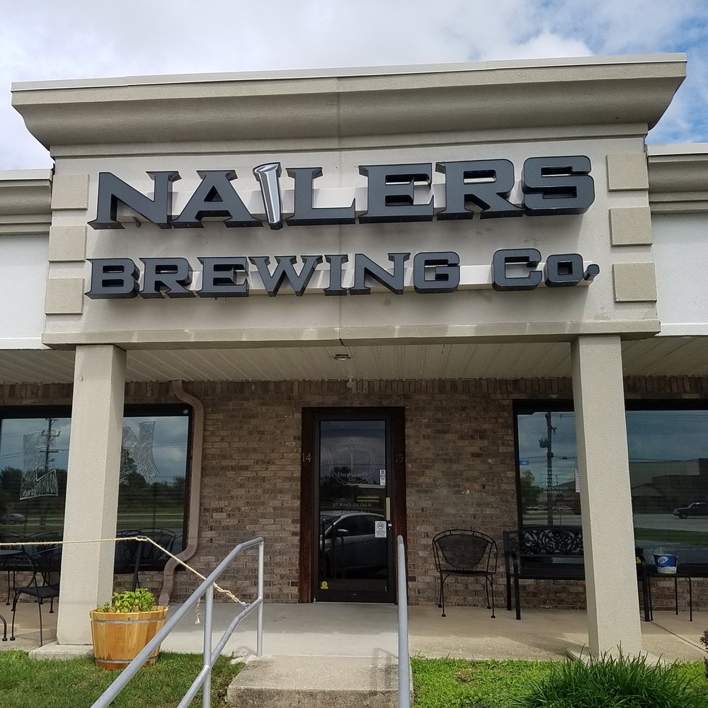 Nailers Brewing - exterior (Located in South Greenwood Shoppes) just south of CR700 N (Pushville Road) - Breweries Near Me - Whiteland, Indiana Nailers Brewing - exterior (Located in South Greenwood Shoppes) just south of CR700 N (Pushville Road) - Breweries Near Me - Whiteland, Indiana