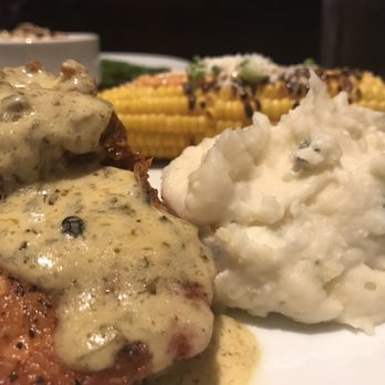 Dantanna's - Salmon, Mexican Corn and Bleu Cheese Mashed Potatoes - Sports Bars Near Me - Atlanta, Georgia