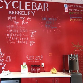 CYCLEBAR - Refreshment table - Cycling Classes Near Me - Berkeley, California