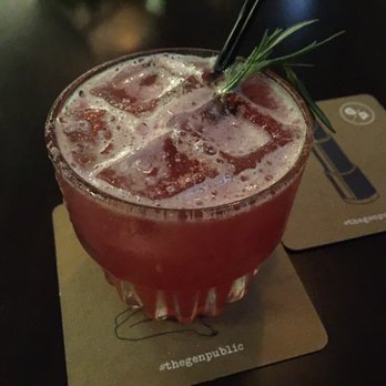 The General Public - Four Thieves cocktail is very, very sour. - New American Near Me - Houston, Texas The General Public - Four Thieves cocktail is very, very sour. - New American Near Me - Houston, Texas