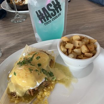 Hash Kitchen Arcadia - Tamale Benedict - Breakfast & Brunch Near Me - Phoenix, Arizona Hash Kitchen Arcadia - Tamale Benedict - Breakfast & Brunch Near Me - Phoenix, Arizona