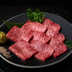 Yamaya Japanese Wagyu & Grill - Washugyu Premium Short Rib -- Rich marbling and melt-in-your-mouth texture.
One of our most popular Yakiniku cuts.