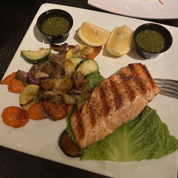 Yellow Brix Restaurant - Grilled salmon and mixed veggies - Seafood Near Me - Carlsbad, New Mexico Yellow Brix Restaurant - Grilled salmon and mixed veggies - Seafood Near Me - Carlsbad, New Mexico