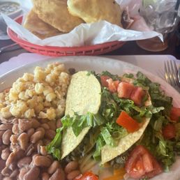 Lentil tacos with posole