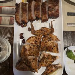 Pennsylvania Small BBQ Chicken seasoned to your taste buds delight paired with BBQ pork baby back ribs! Get them while they are hot