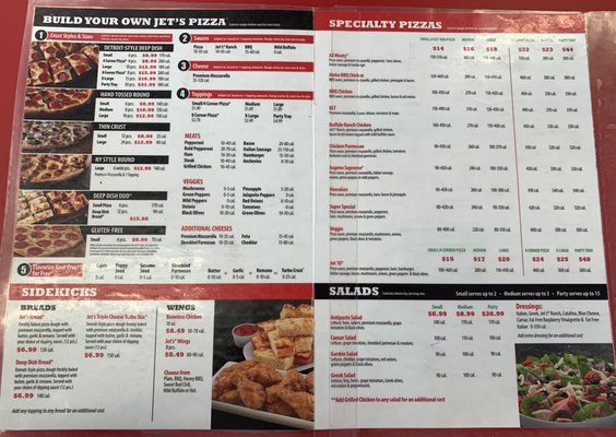 Menu photo 3 Jet's Pizza Lansing, MI