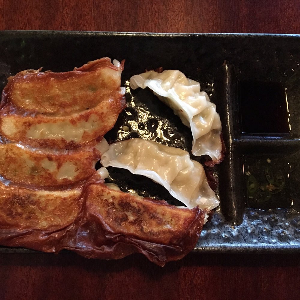 Miso Ramen - Pork Gyoza dumplings  I need them everyday!!! - Ramen Near Me - Jersey City, New Jersey