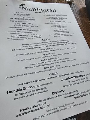 Menu photo 2 The Manhattan OKC Oklahoma City, OK