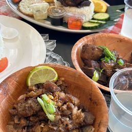 Chicken Adobo, Pork Sisig and Tapsilog Chicken Adobo, Pork Sisig and Tapsilog
