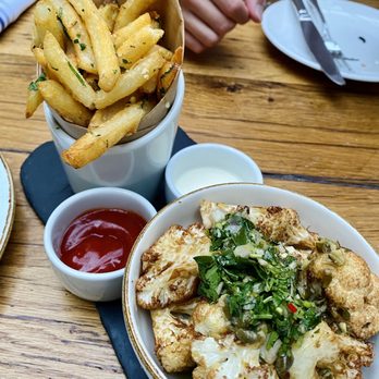 Firefly - Frites and crispy cauliflower - New American Near Me - Studio City, California Firefly - Frites and crispy cauliflower - New American Near Me - Studio City, California