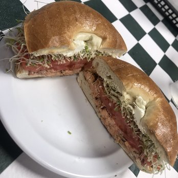 Uptown Cafe - Uptown Bucky- a twist on a lox bagel with smokes salmon. Pretty good a little too fishy for my taste though. - Cafes Near Me - Tallahassee, Florida Uptown Cafe - Uptown Bucky- a twist on a lox bagel with smokes salmon. Pretty good a little too fishy for my taste though. - Cafes Near Me - Tallahassee, Florida