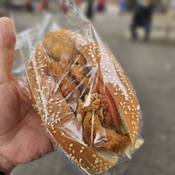 Double Rainbow Bakery - Fish sandwich