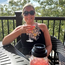 Rudytini on the upper deck!  Must happen on beautiful summer days.