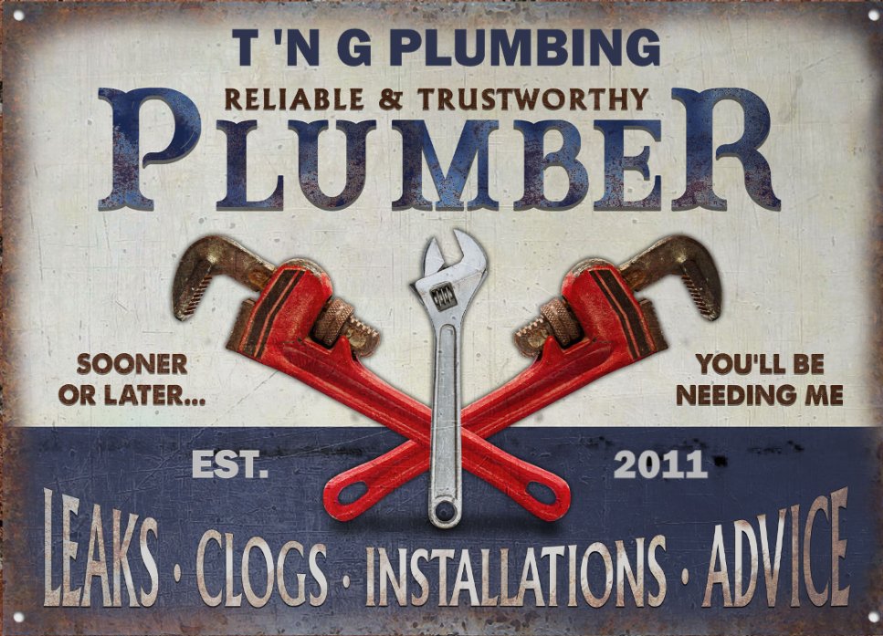 Slide of T 'N G Plumbing