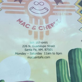 Mac Santa Fe - Menu - Sandwiches Near Me - Santa Fe, New Mexico
