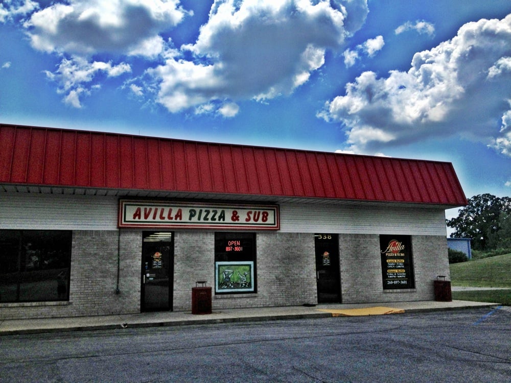 AVILLA PIZZA & SUB Updated October 2024 538 E Albion St, Avilla