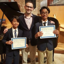 Happy students after our year-end recital.