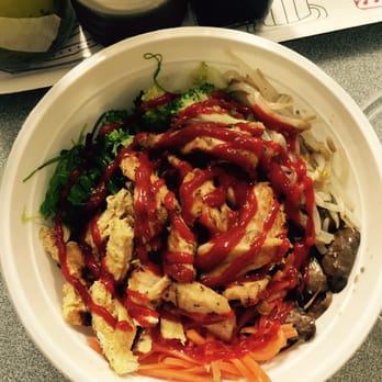 Jin's Bibimbar - Bipimbap: Chicken and veggies. - Korean Near Me - Cumberland Park, SA