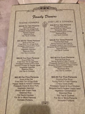Menu photo 8 Chef Lee's Mandarin House II Salinas, CA Menu photo 8 Chef Lee's Mandarin House II Salinas, CA