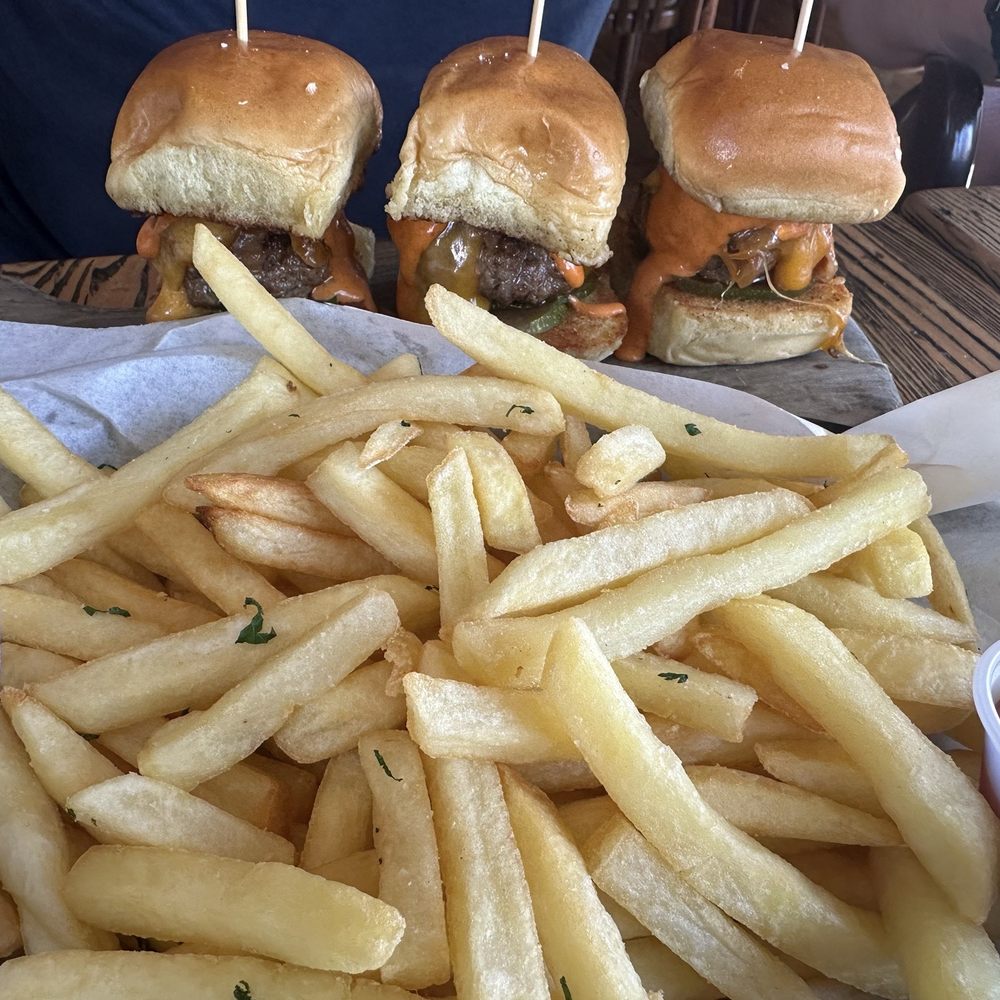 Burke’s Tavern - Sliders and side of fries - New American Near Me - Newark, New Jersey Burke’s Tavern - Sliders and side of fries - New American Near Me - Newark, New Jersey