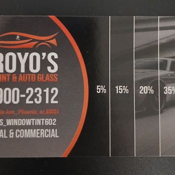 Arroyo's Window Tint & Auto Glass - Car Window Tinting Near Me - Phoenix, Arizona Arroyo's Window Tint & Auto Glass - Car Window Tinting Near Me - Phoenix, Arizona
