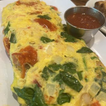 Mimosas - Lobster omelet added spinach - Breakfast & Brunch Near Me - Myrtle Beach, South Carolina