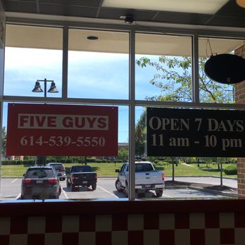 Five Guys - Interior views - Burgers Near Me - Grove City, Ohio Five Guys - Interior views - Burgers Near Me - Grove City, Ohio