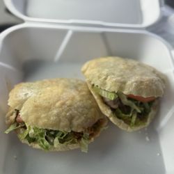 Chicharrón And barbacoa gorditas