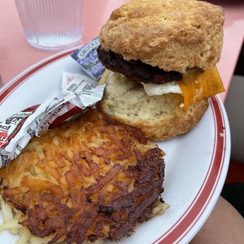 The Liquor Store - Biscuit sandwich meal with hash browns - Breakfast & Brunch Near Me - Memphis, Tennessee The Liquor Store - Biscuit sandwich meal with hash browns - Breakfast & Brunch Near Me - Memphis, Tennessee