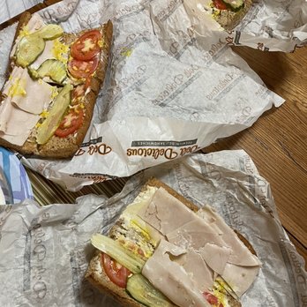Deli Delicious - These are 3 of the sandwiches we got....not even what we ordered!! - Delis Near Me - Clovis, California