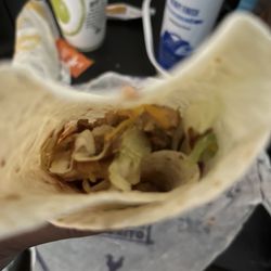 Del Taco - Where is the rest of the food that should be in a Burrito? I've ordered this same Burrito for 20+ years and this small.