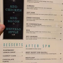 Menu Menu