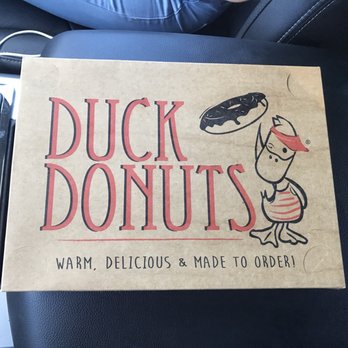 Duck Donuts - The box the donuts came in - Donuts Near Me - Hilton Head, South Carolina