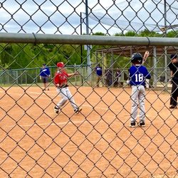 Richard Mauldin Park - Out at the plate!!