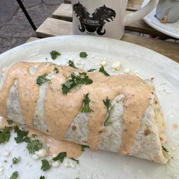 Iconik Coffee Roasters - A wonderful breakfast burrito...had it two days in a row! :) - Coffee & Tea Near Me - Santa Fe, New Mexico Iconik Coffee Roasters - A wonderful breakfast burrito...had it two days in a row! :) - Coffee & Tea Near Me - Santa Fe, New Mexico
