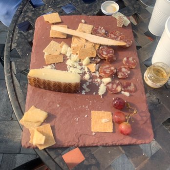 Whisper Vineyards - Manchego and chorizo ! - Wineries Near Me - St. James, New York
