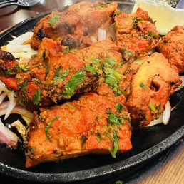 Chicken Tikka Sizzler Chicken Tikka Sizzler