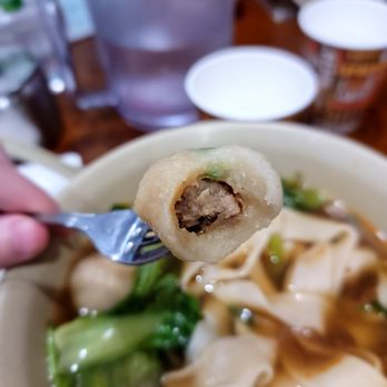 Tasty Hand Pulled Noodles II - Inside the Fujianese/Fujannese (as they list) fish balls. Tasty and bouncy - Chinese Near Me - New York, New York Tasty Hand Pulled Noodles II - Inside the Fujianese/Fujannese (as they list) fish balls. Tasty and bouncy - Chinese Near Me - New York, New York