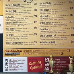 Extensive menu!