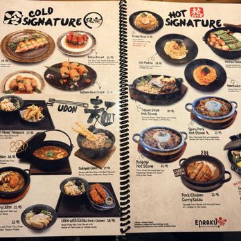 Enraku - Menu 6/2026 - Sushi Bars Near Me - Fullerton, California