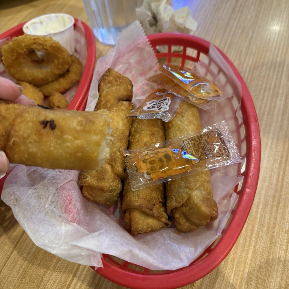 Golden Seafood House - Egg rolls , onion rings - Seafood Near Me - Houston, Texas