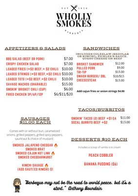 Menu photo 8 Wholly Smokes La Palma, CA Menu photo 8 Wholly Smokes La Palma, CA
