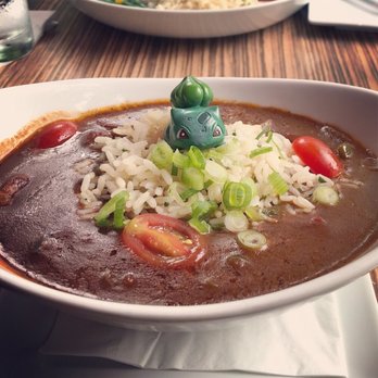 Bistro Nolah - #bulbasaur approves of the sausage gumbo - Southern Near Me - Dollard-des-Ormeaux, Quebec