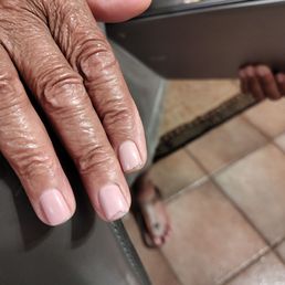 Super cheap nail polish means this is what your nails will look like the day after