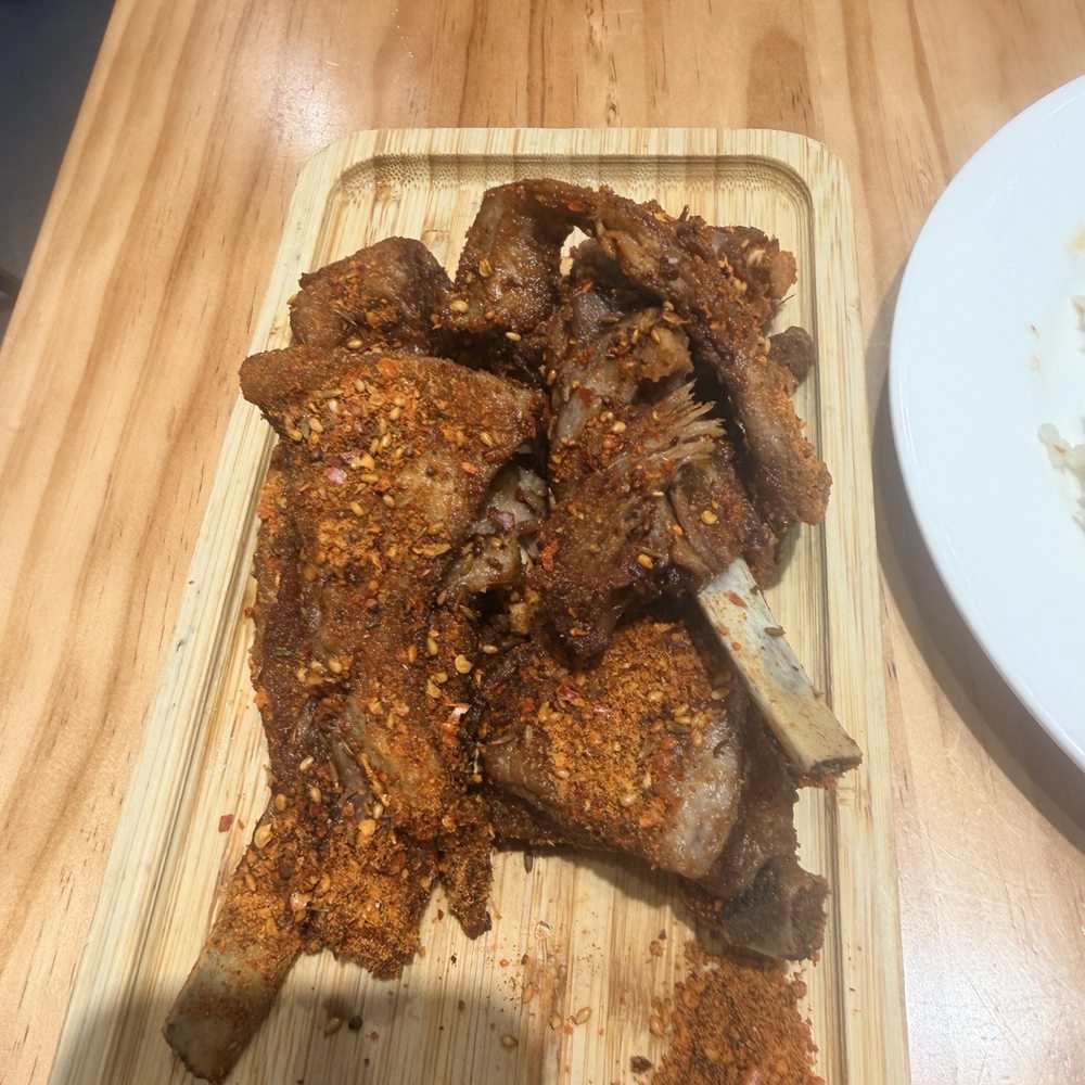 Grilled Lamb Ribs Double (For One)